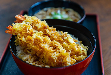 天丼(ミニそば又はミニうどん付)（尾藤家 びとうや）