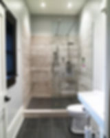 Walk in shower