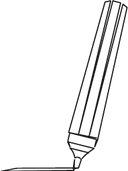A pencil element to decorate the page