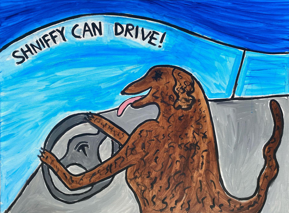 Shniffy can drive!