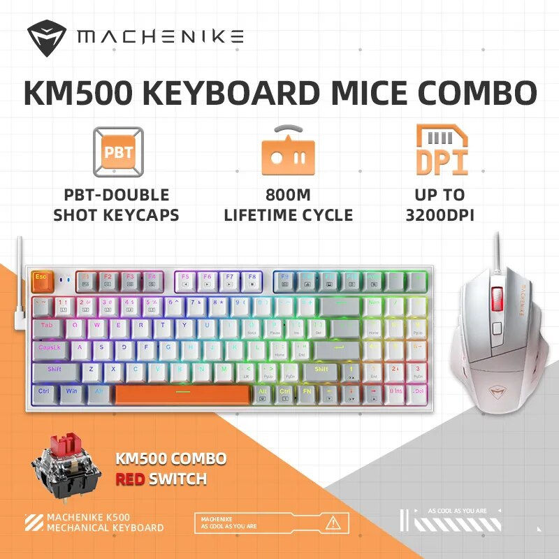 Thumbnail: Machenike KM500 Mechanical Keyboard Gaming mouse
