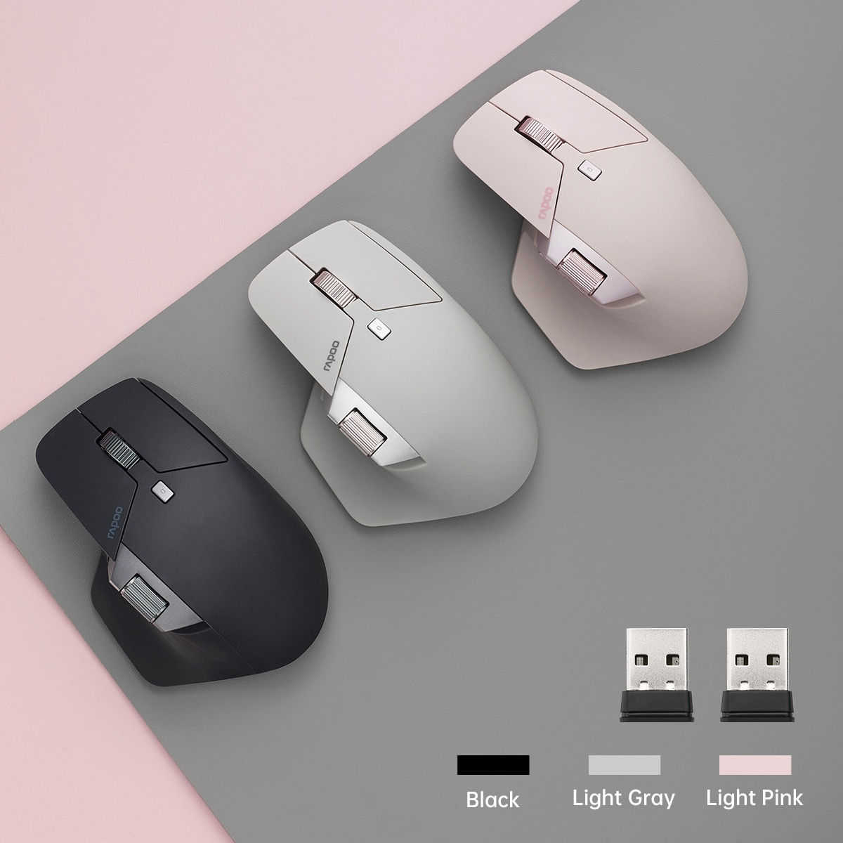 Rapoo MT760L Rechargeable Multi-mode Wireless Mouse