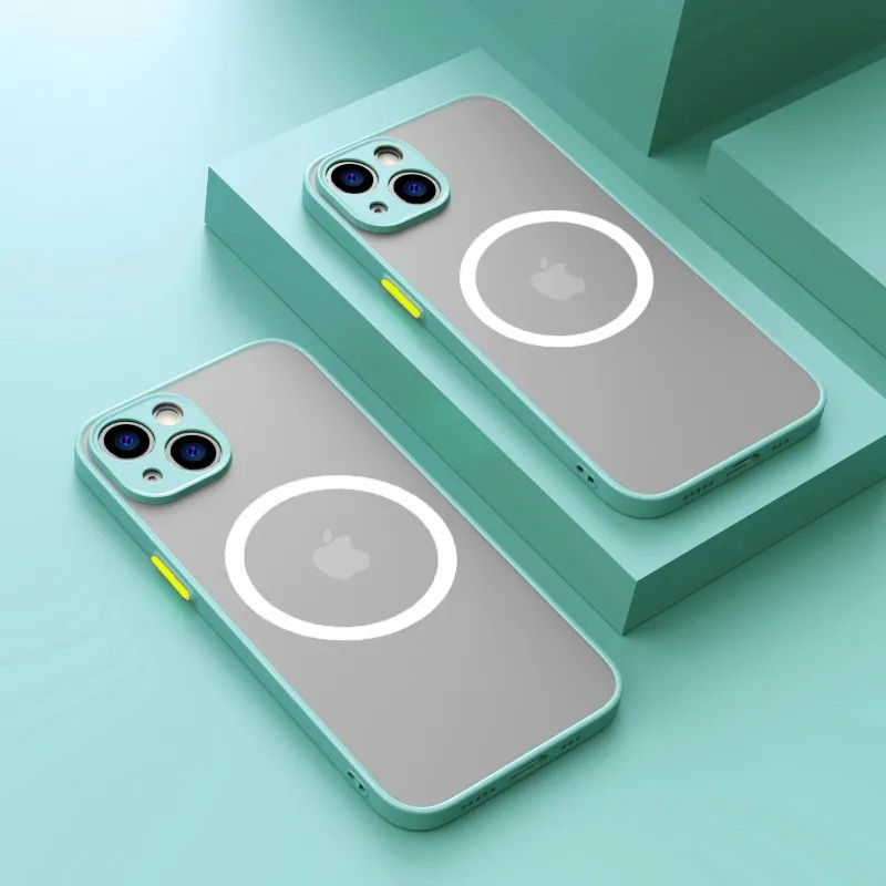 Thumbnail: ASTUBIMatte Magsafe Case For iPhone 15 14 13 11 12 Pro Max Mini Plus XS Max XR X