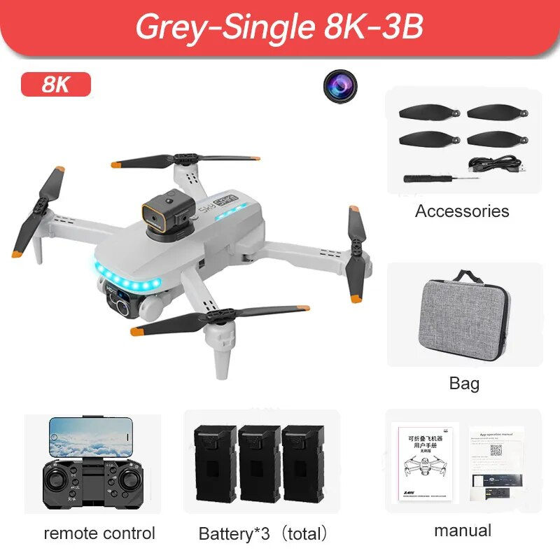 Thumbnail: Xiaomi MIJIA P14 Max Drone HD 8K GPS 