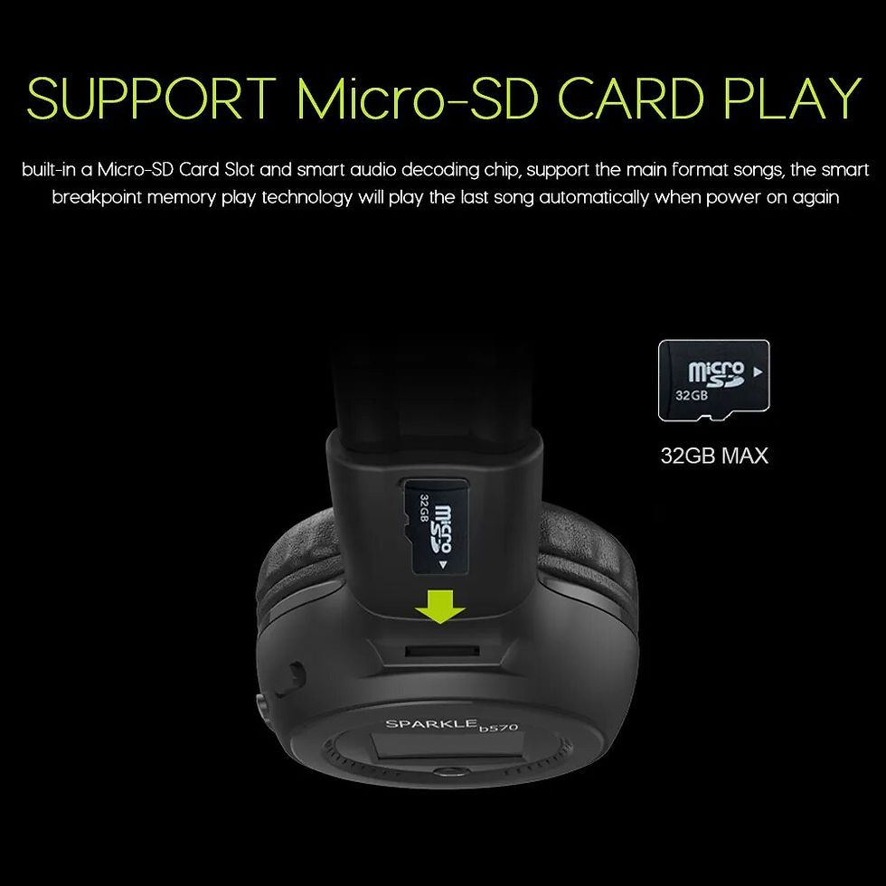 Thumbnail: TECSIRE B570 Bluetooth Headphone
