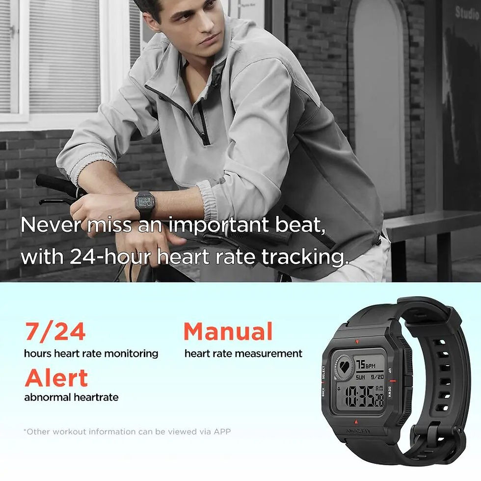 Thumbnail: Amazfit Neo Smart Watch Heart Rate Monitoring And Sleep Monitoring