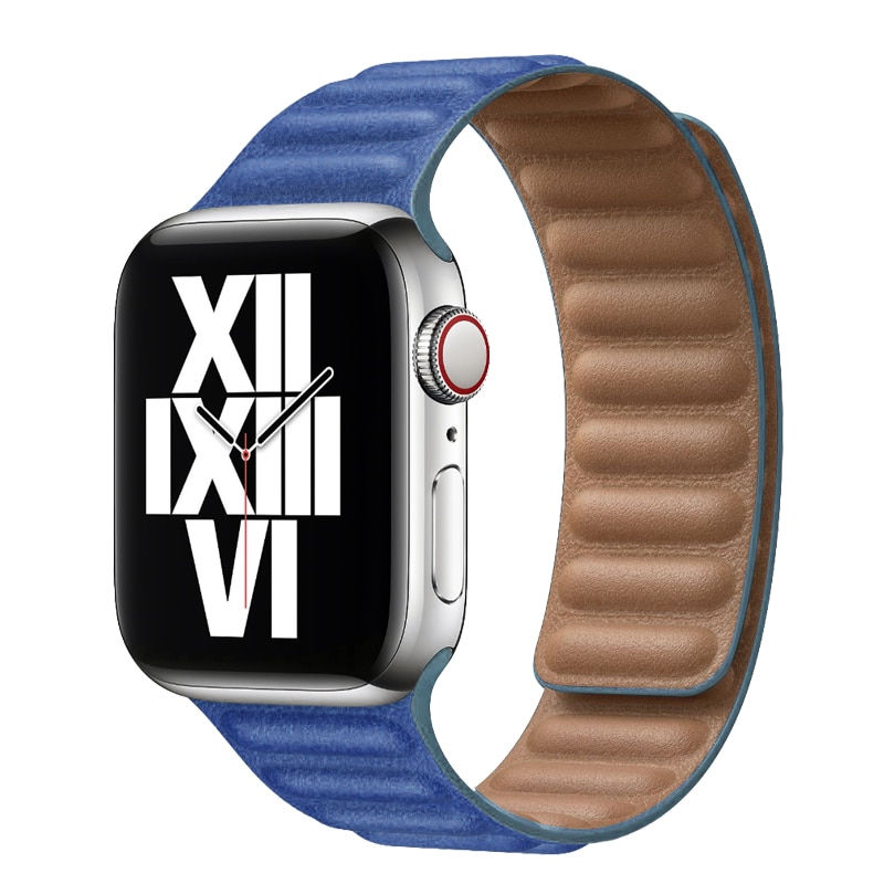 Thumbnail: Leather Strap for Apple Watch Band 