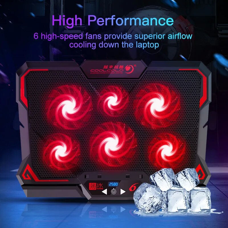 Thumbnail: COOLCOLD 17inch Gaming Laptop Cooler 