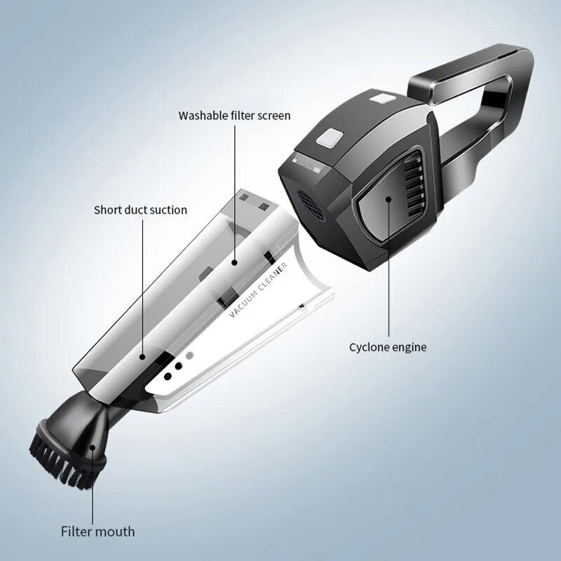 Thumbnail: yueyi Car Vacuum Cleaner 120W 4500Pa