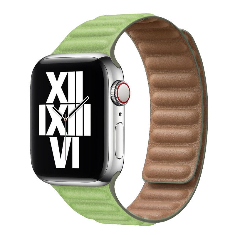 Thumbnail: Leather Strap for Apple Watch Band 