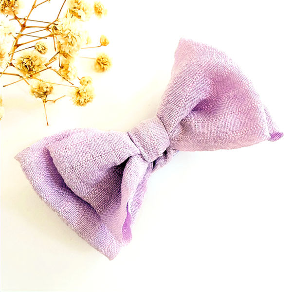 Lilac Linen Bow everyday school toddler hair South Africa