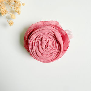 Rosy Bloom Rose Clip side twist toddler hairstyle SA