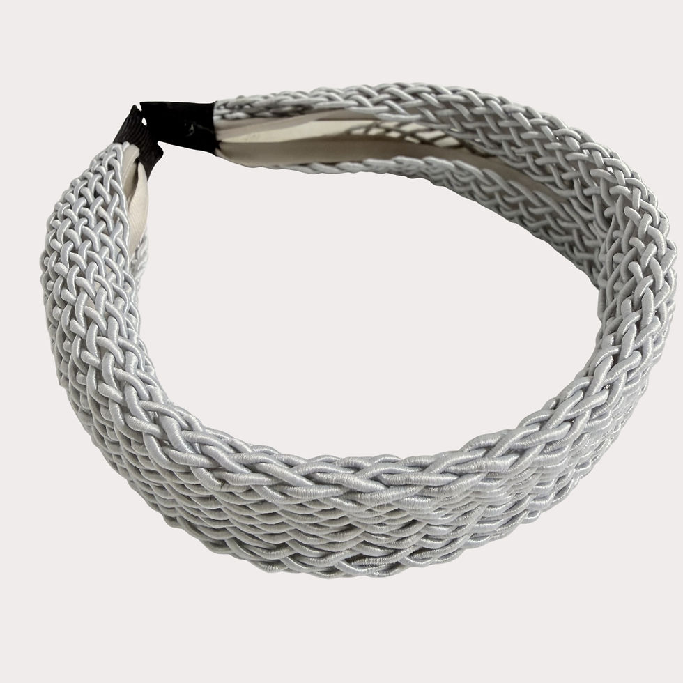 Thumbnail: Silver Braided Headband