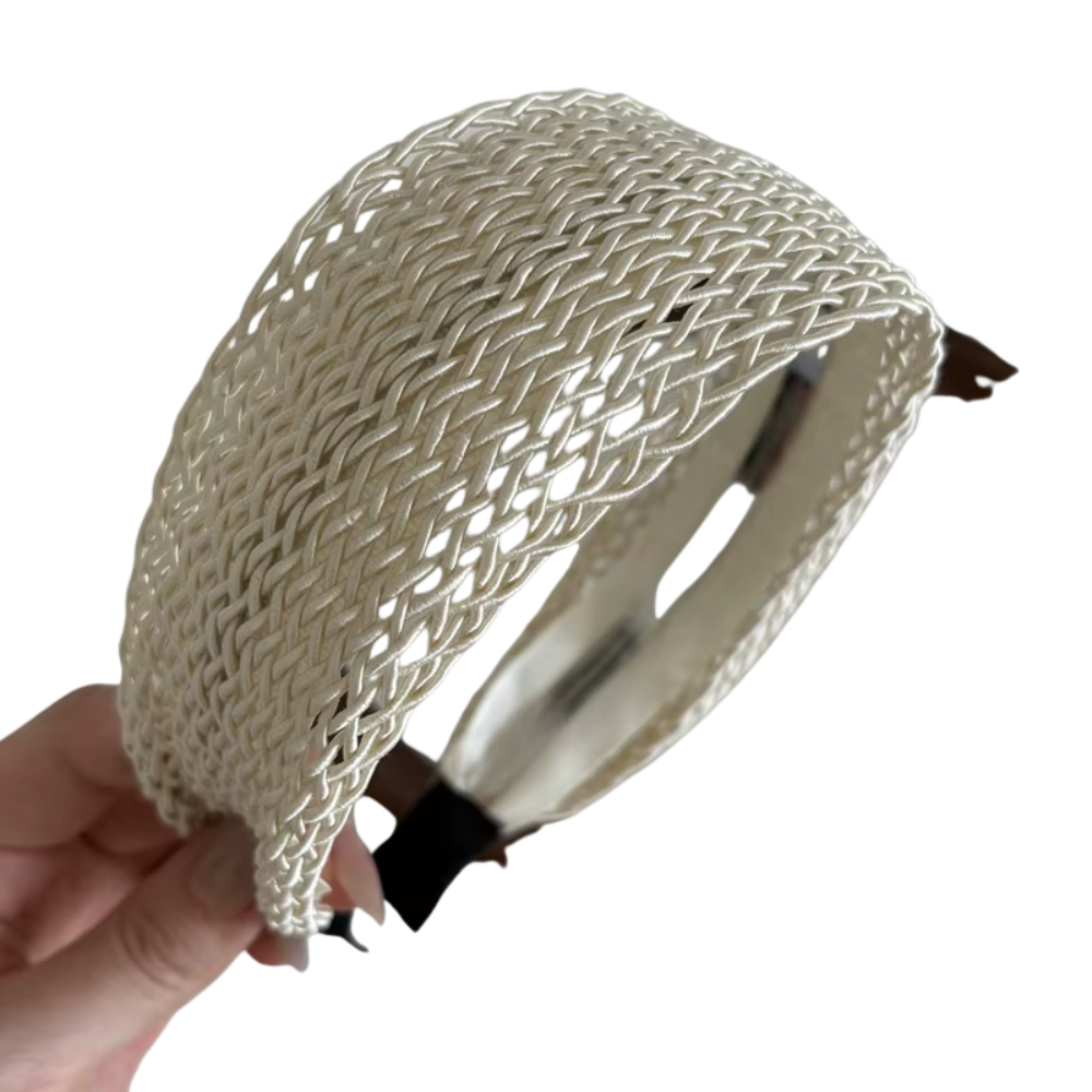 Ivory Braided Headband