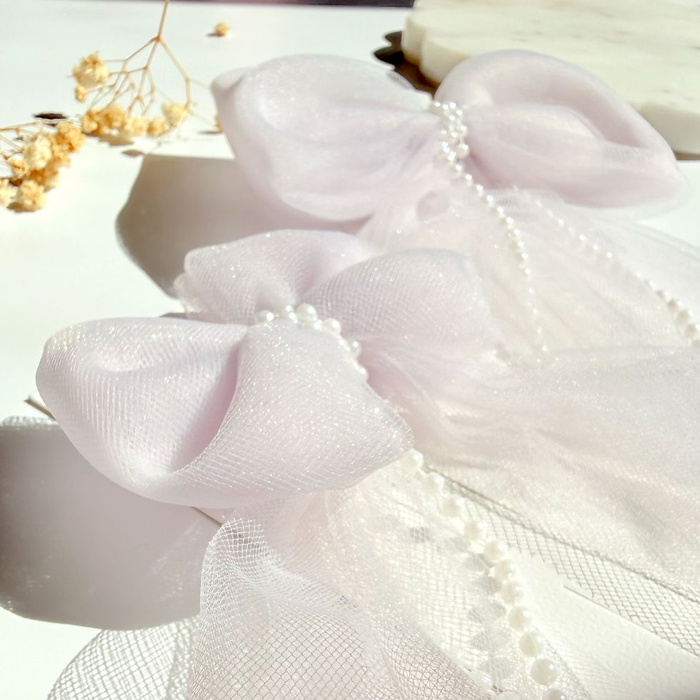 Thumbnail: Cloud Pearl Lilac Mom & Me Set