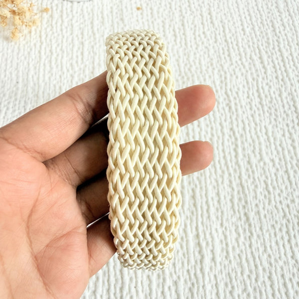 Ivory Braided Headband — Mira Accessories South Africa