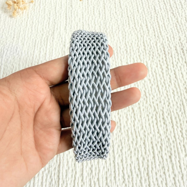 Silver Braided Headband — Mira Accessories South Africa