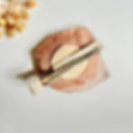 Champagne Rose Heirloom Clip — rose heirloom clip, detail view 1. Mira Accessories, handmade in South Africa