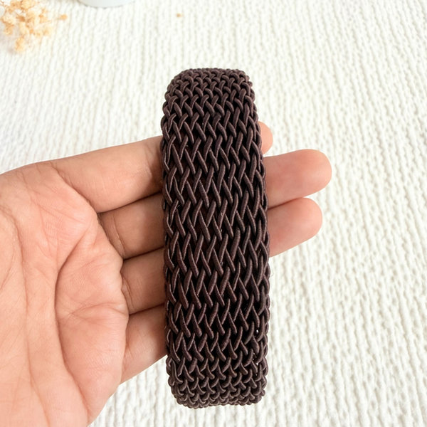 Chocolate Braided Headband — Mira Accessories South Africa