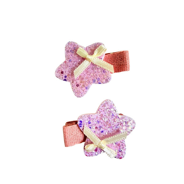 Glitter Star Snap Clip — Mira Accessories South Africa