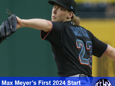 Max Meyer's First 2024 Start Highlights in 7-4 Loss to Angels