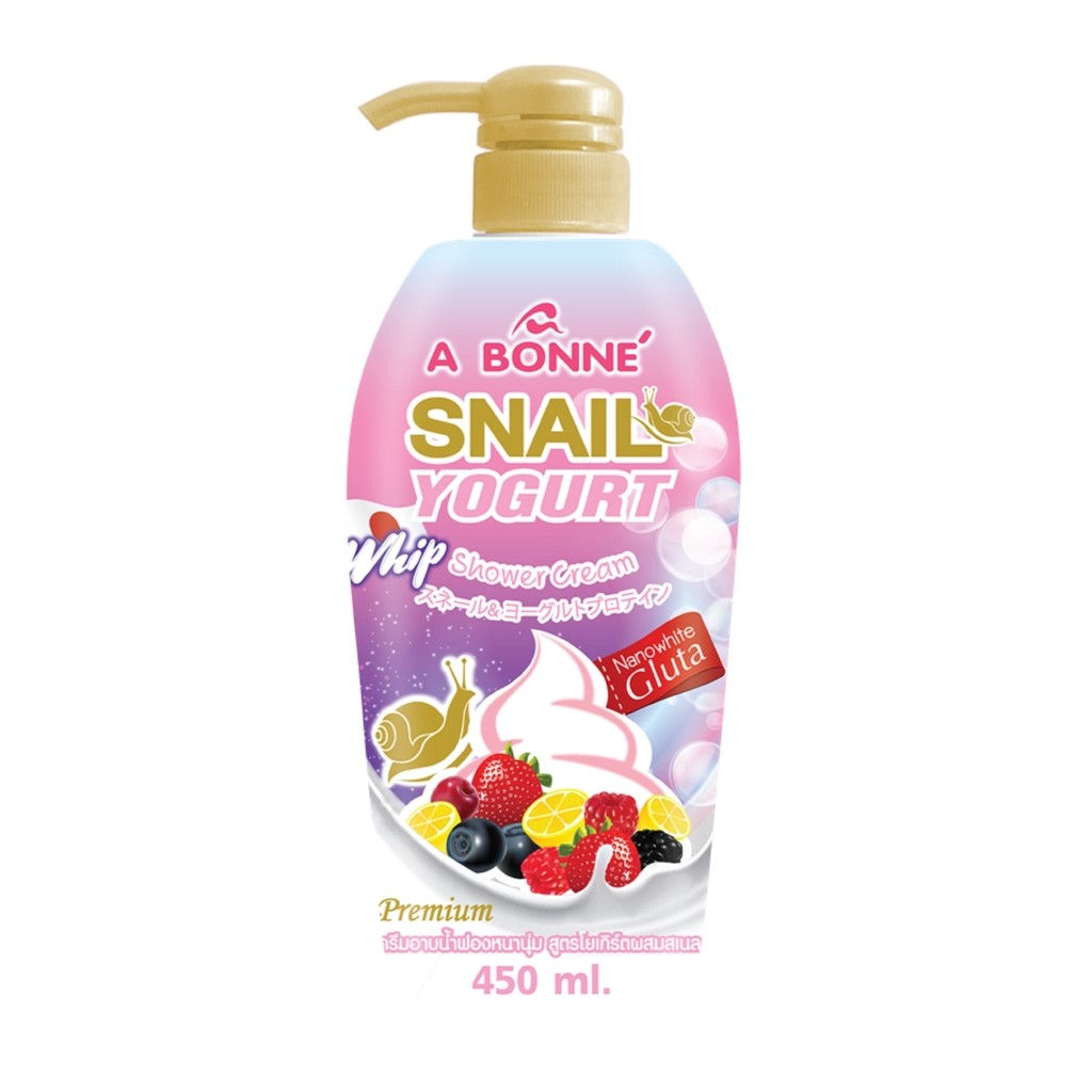 Abonne Snail Yogurt Shower Cream | 450ml