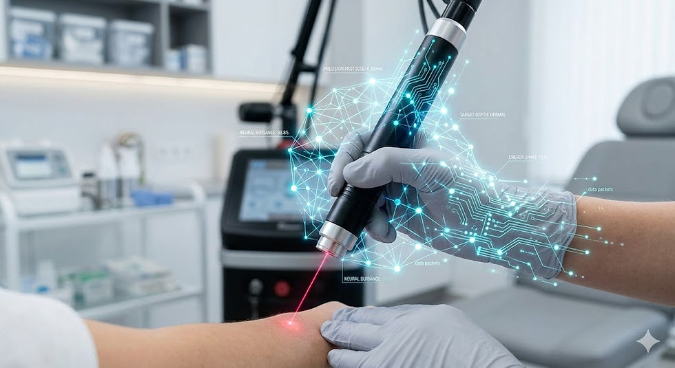 AI-driven laser treatment technology for automated skin care