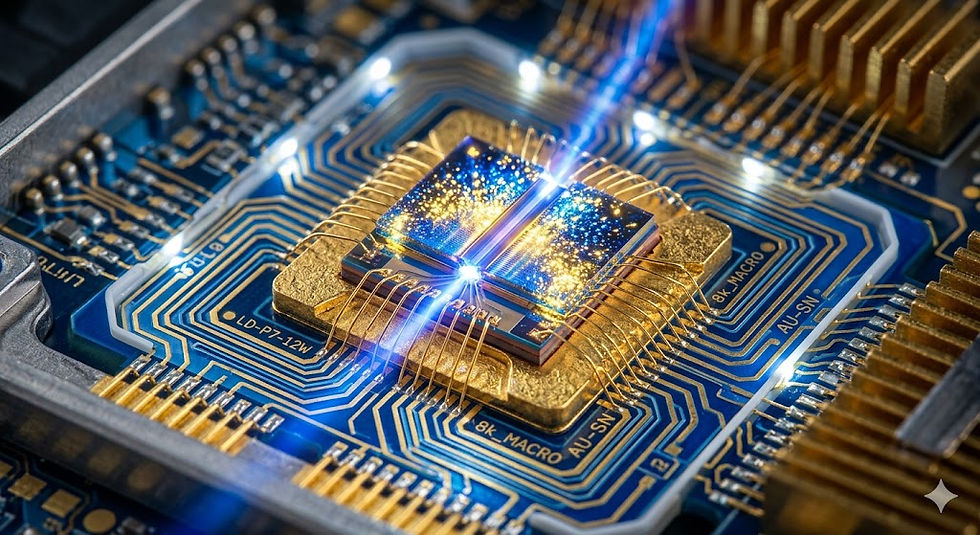High-quality laser diode chip for professional diode laser machines.