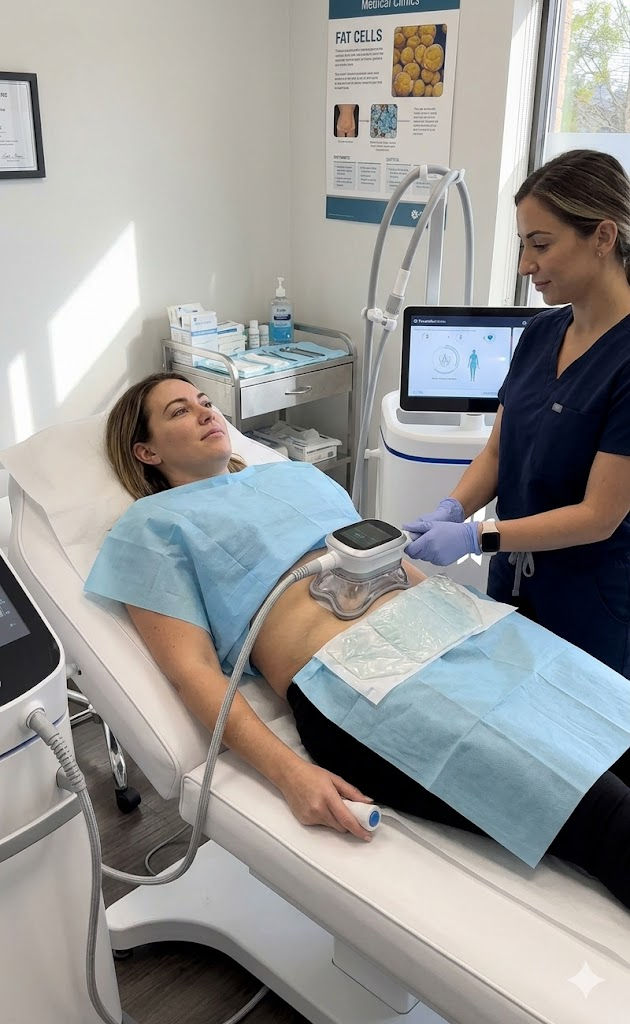 Safe non-invasive body slimming treatment cryolipolysis
