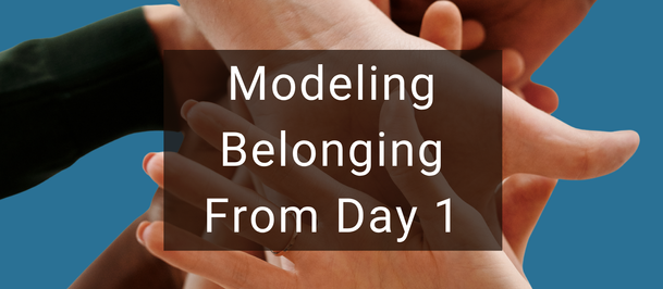 Modeling Belonging From Day 1
