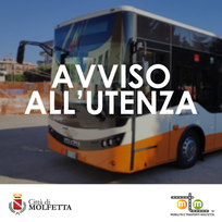 AVVISO ALL'UTENZA: sospensione Linea 8 Servizio Spiagge