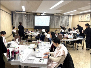 朝霞駐屯地で美容セミナー 肌のお悩み解決へ