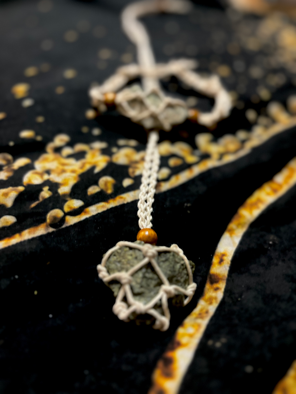 Thumbnail: Corded Raw Crystal Necklaces & Bracelets 