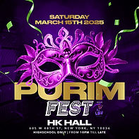 Purim Fest Flyer