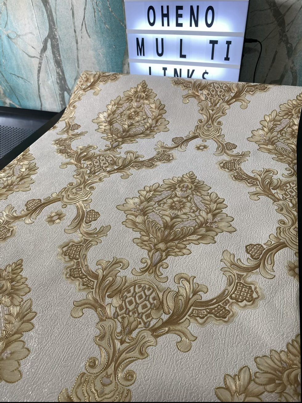 縮圖：Light Flower Brown Design 