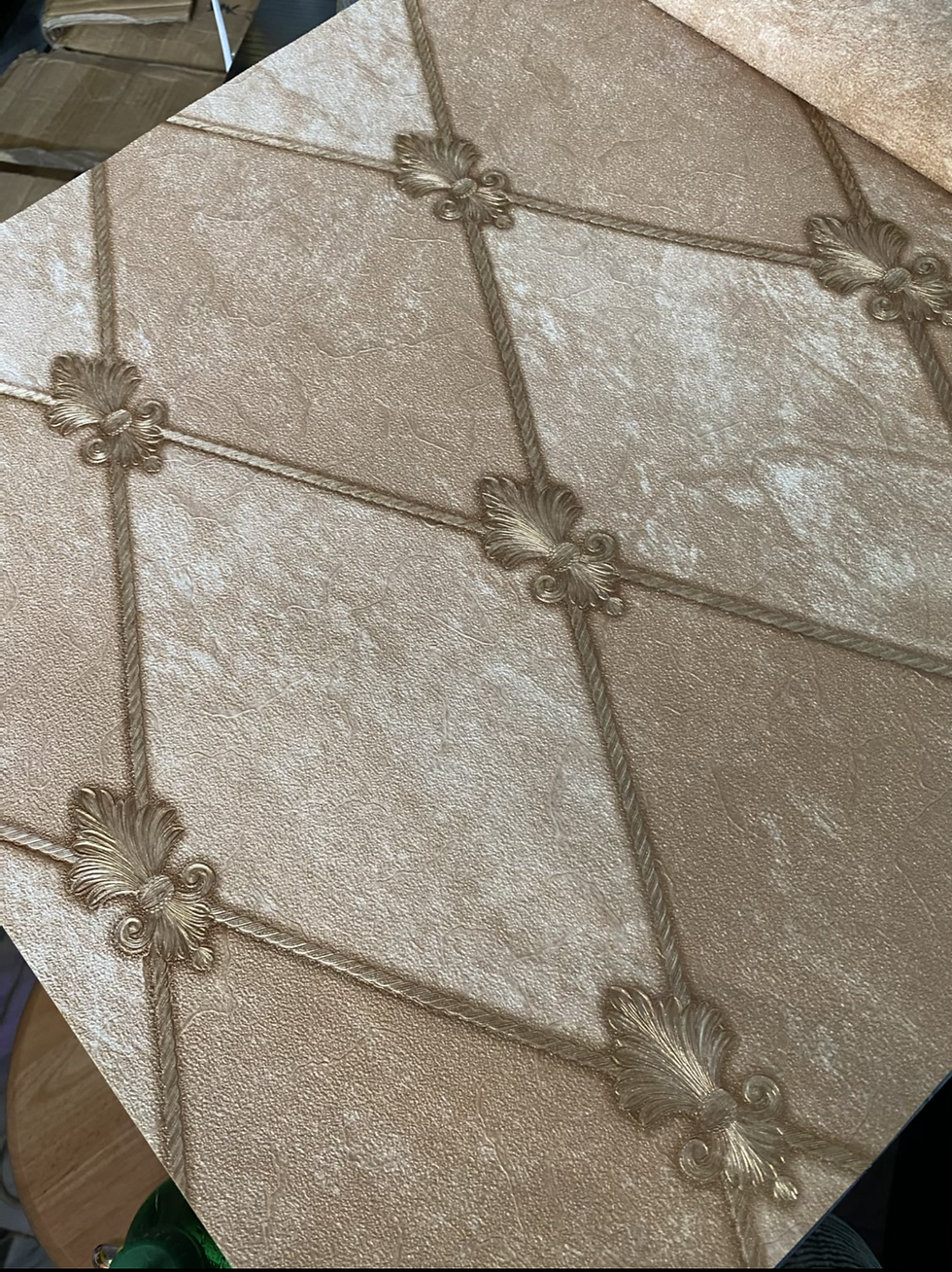 縮圖：Brown nut tied 3d wallpaper design 
