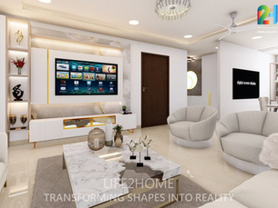 Living Room Minimal Decor Ideas by Interior Designers in Pune