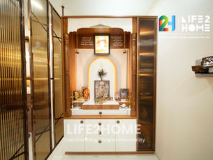 Compact Home Temple Design Ideas by Interior Designers in Pune