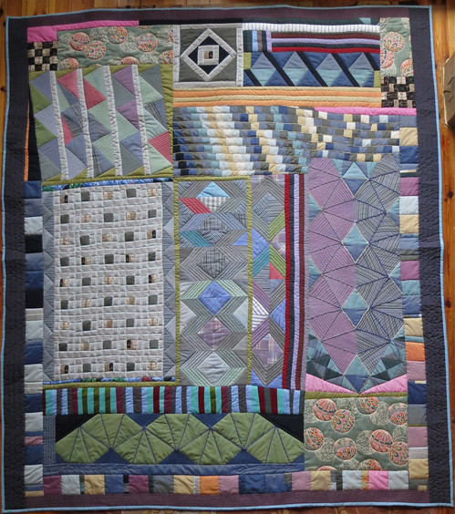 Strata Quilt - private collection 6' X 7