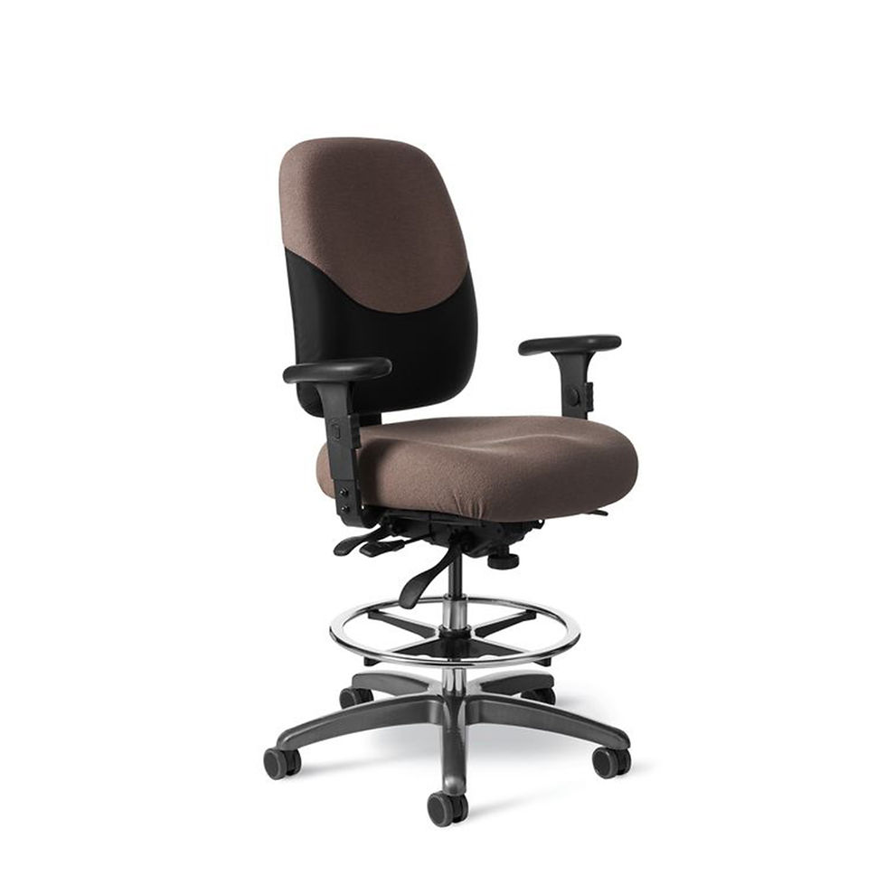 Miniatura: Intensive Use Heavy Duty- 24/7 Ergonomic Stool