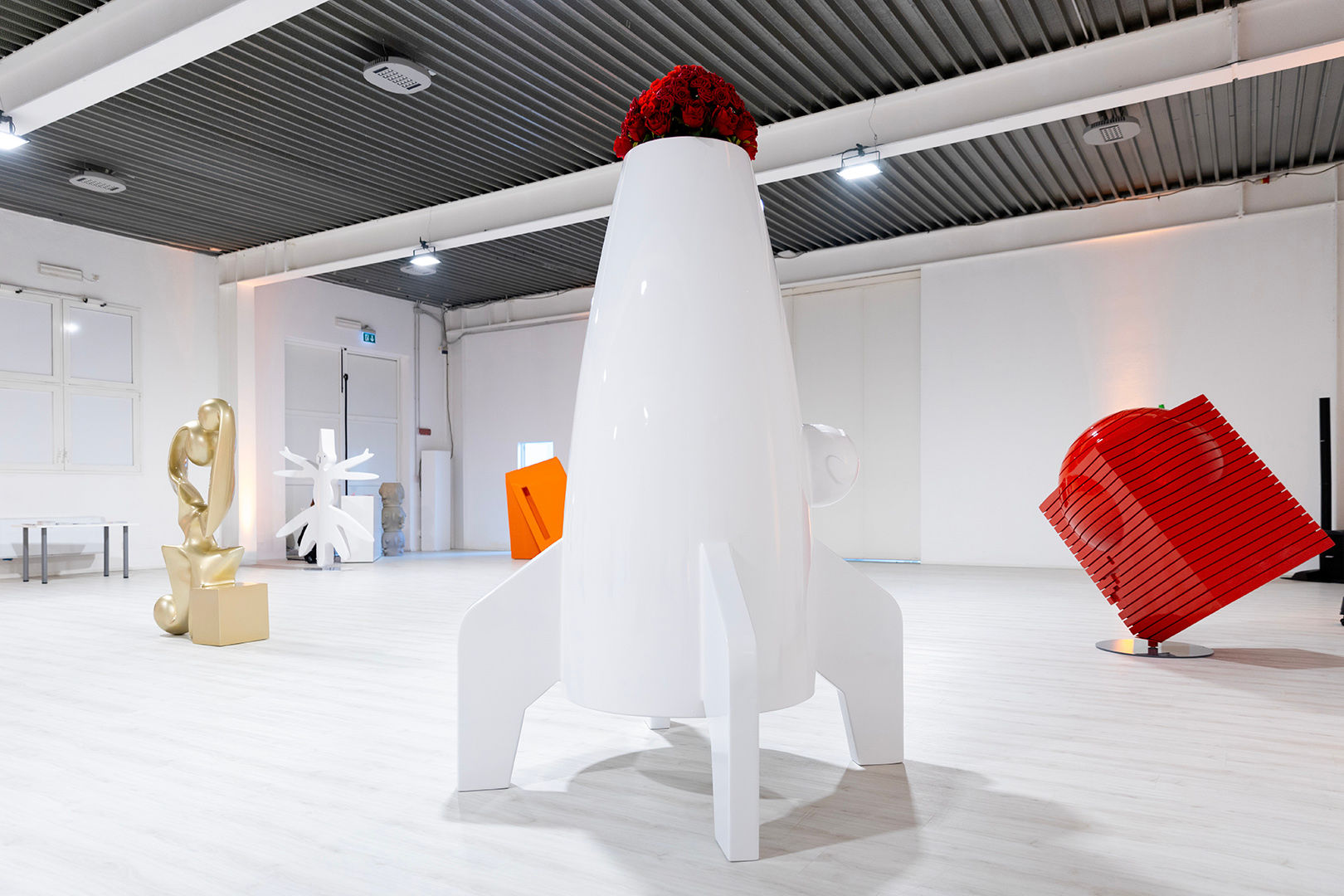 Rocket For Peace Sculpture