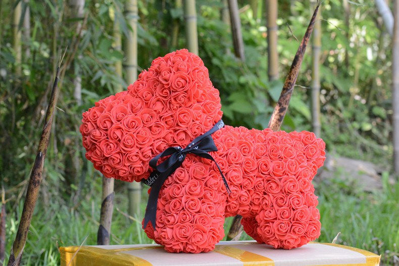 Thumbnail: 40CM Foam Rose Dog