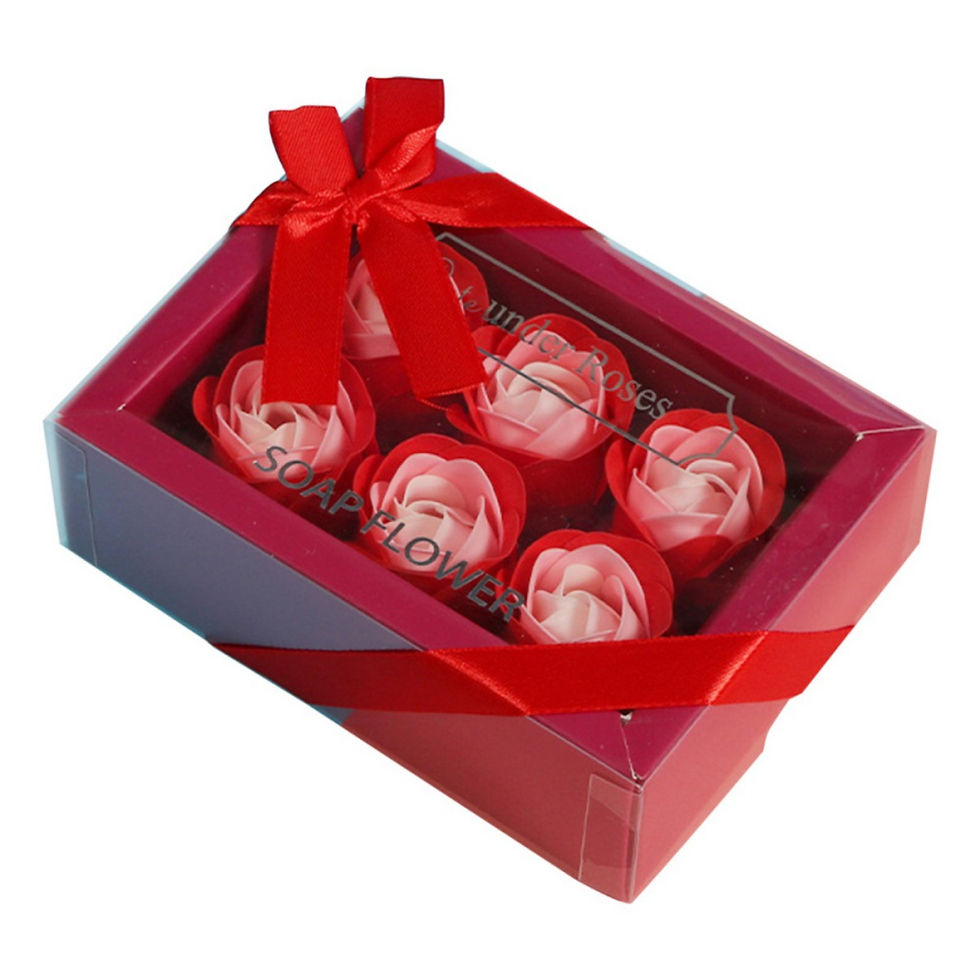 Thumbnail: 6/9Pcs Rose Bath Soap