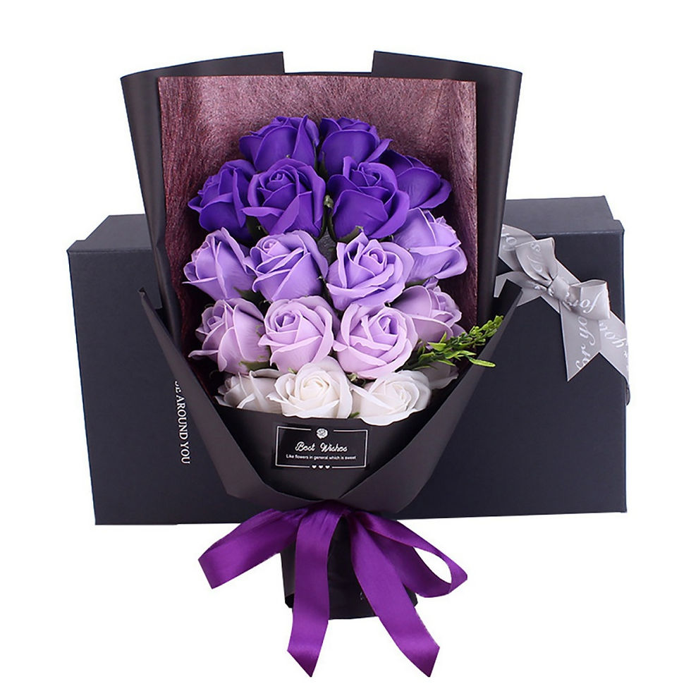 Thumbnail: Soap Flower Bouquet with Gift Box