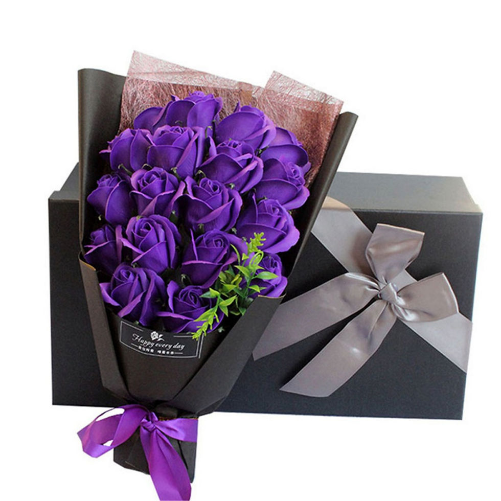 Thumbnail: Soap Flower Bouquet with Gift Box