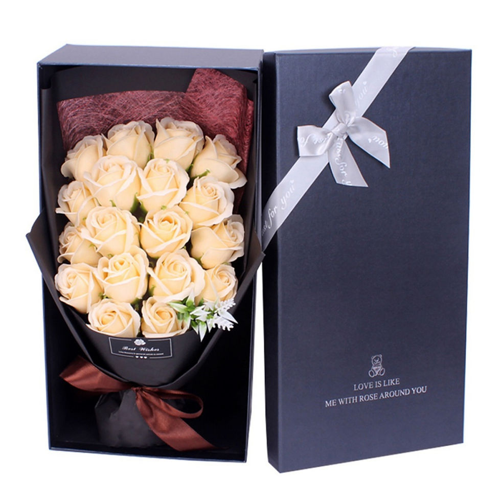 Thumbnail: Soap Flower Bouquet with Gift Box