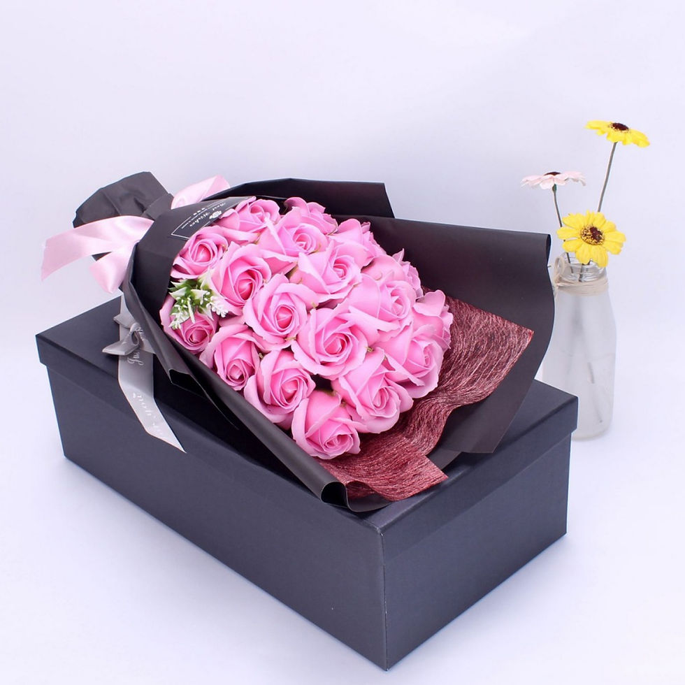 Thumbnail: Soap Flower Bouquet with Gift Box