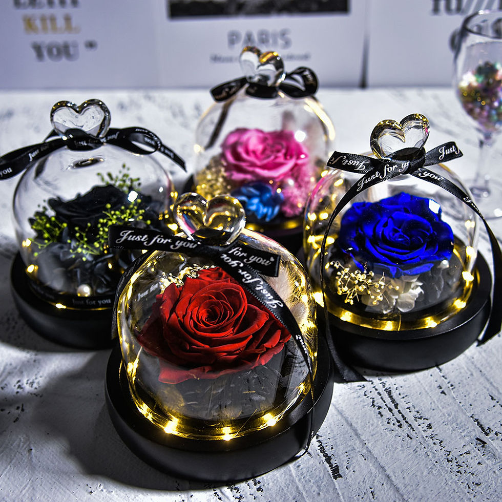 Thumbnail: Forever Preserved Rose In Glass Dome