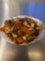 94, Hühnerfleisch nach Szechuan Art (scharf)