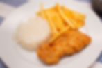 Prato infantil de peixe